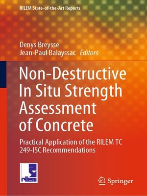cover image of Non-Destructive In Situ Strength Assessment of Concrete